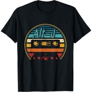 Retro Alt-J Cassette Circle 80s 90s Music Fan Unisex T-Shirt